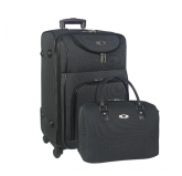 Набор: чемодан + сумочка Borgo Antico. 6088 grey 21/14"